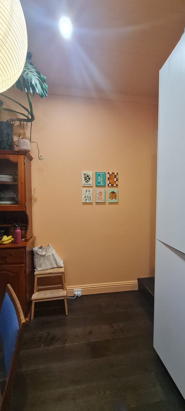 Customer photo review of 6 Mini Paintings - Kitchen Set