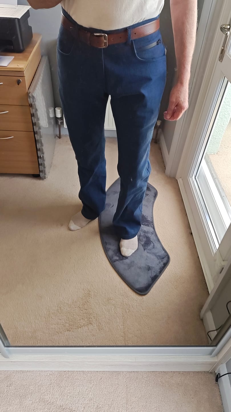 Customer photo review of FlexGuard Hydro® Protective Motorcycle Jeans (Bootcut Edition)
