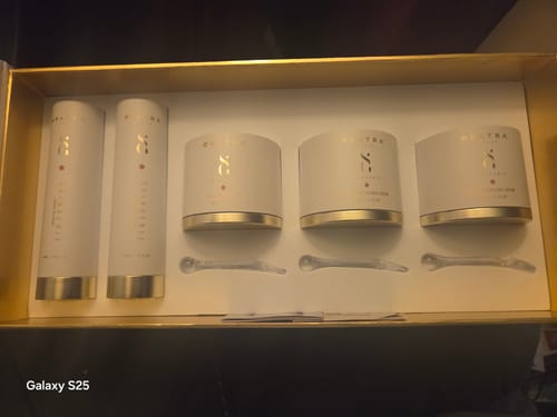 Customer photo review of CAVIAR AGE DEFYING SKINCARE SET