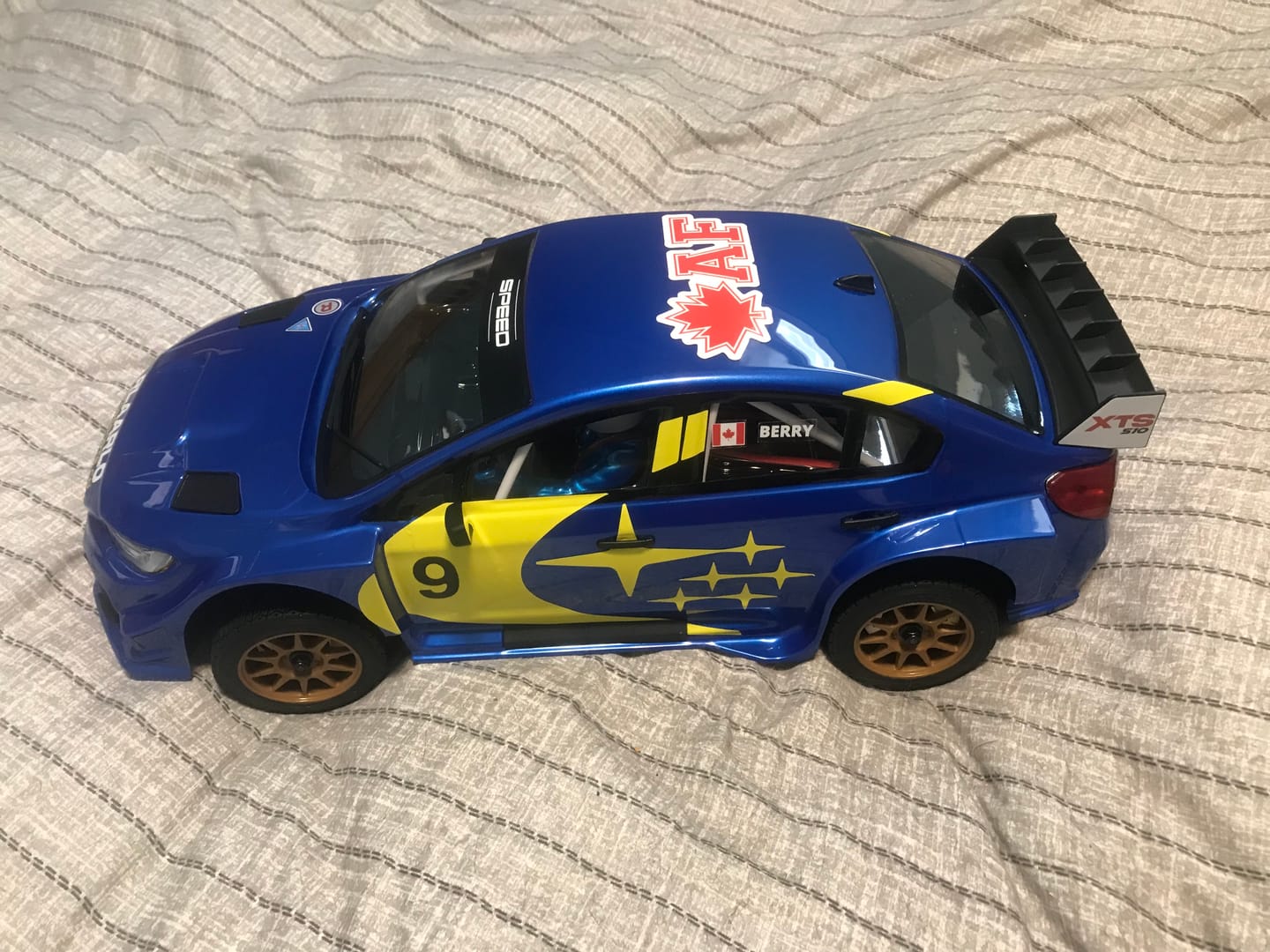 Customer photo review of Rlaarlo 1/10 Scale RTR 4WD Carbon Fiber Brushless RC Rally Car | XTS-S10