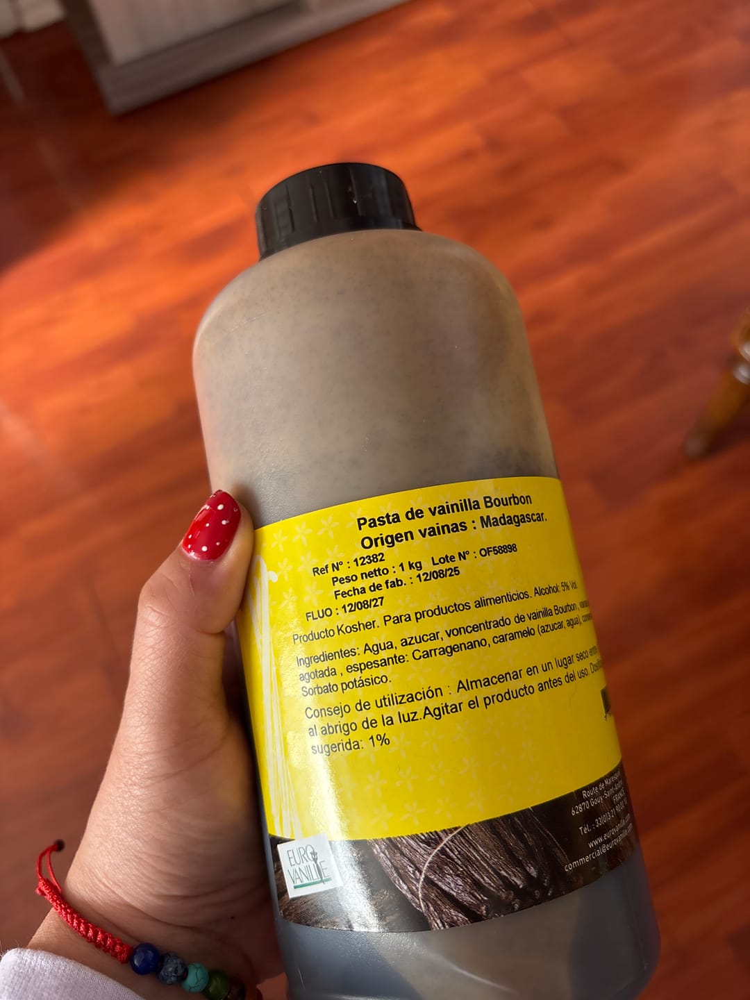 Customer photo review of Pasta de Vainilla Bourbon de Madagascar