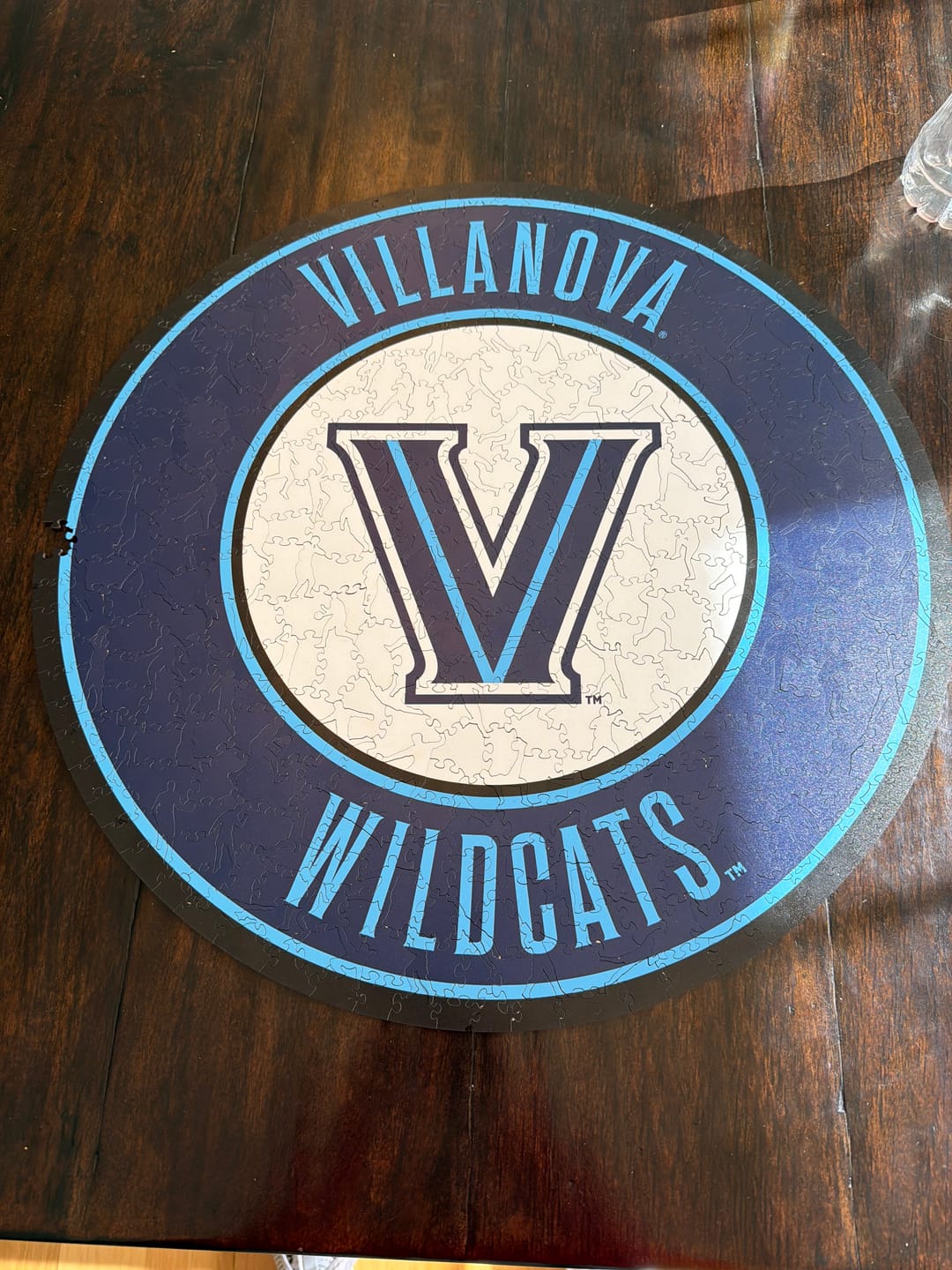 Customer photo review of Villanova University - Wooden Puzzle