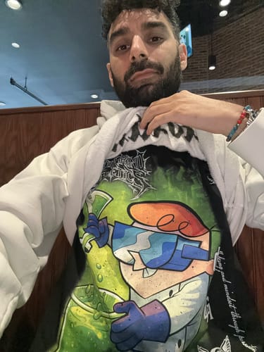 Customer photo review of [Limited Edition] 'Cartoons: Dexter's Lab' Heavyweight T-Shirt
