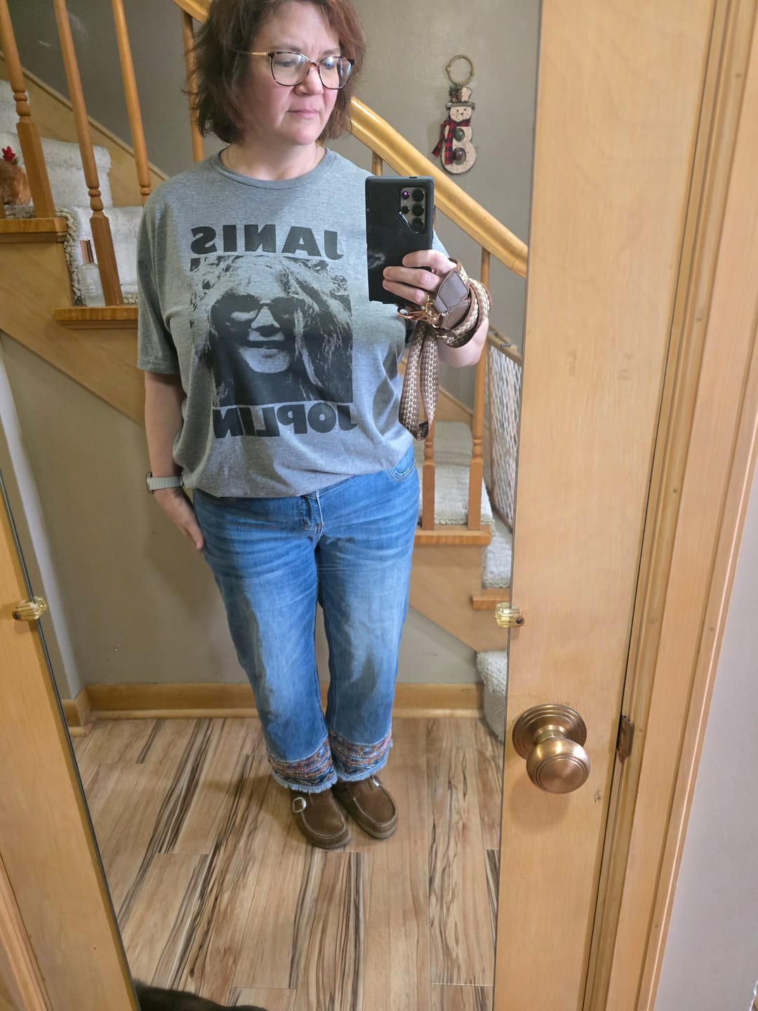 Customer photo review of Janis Joplin Shades T Shirt