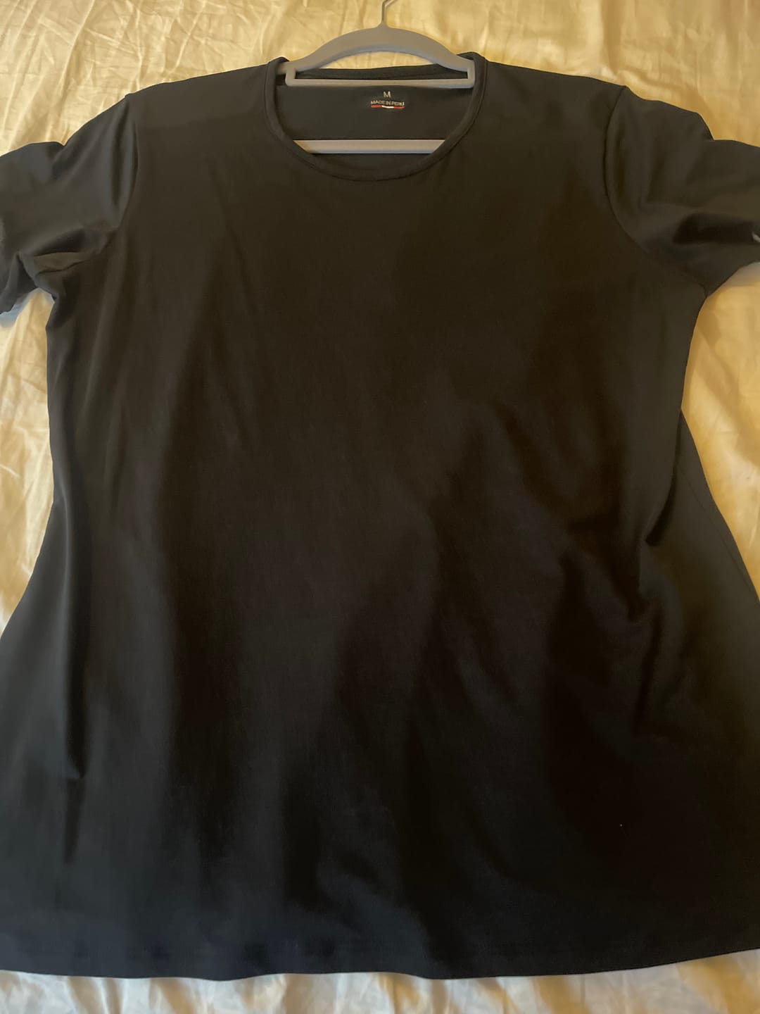 Customer photo review of Favorite tee | AlgaKnit - Black