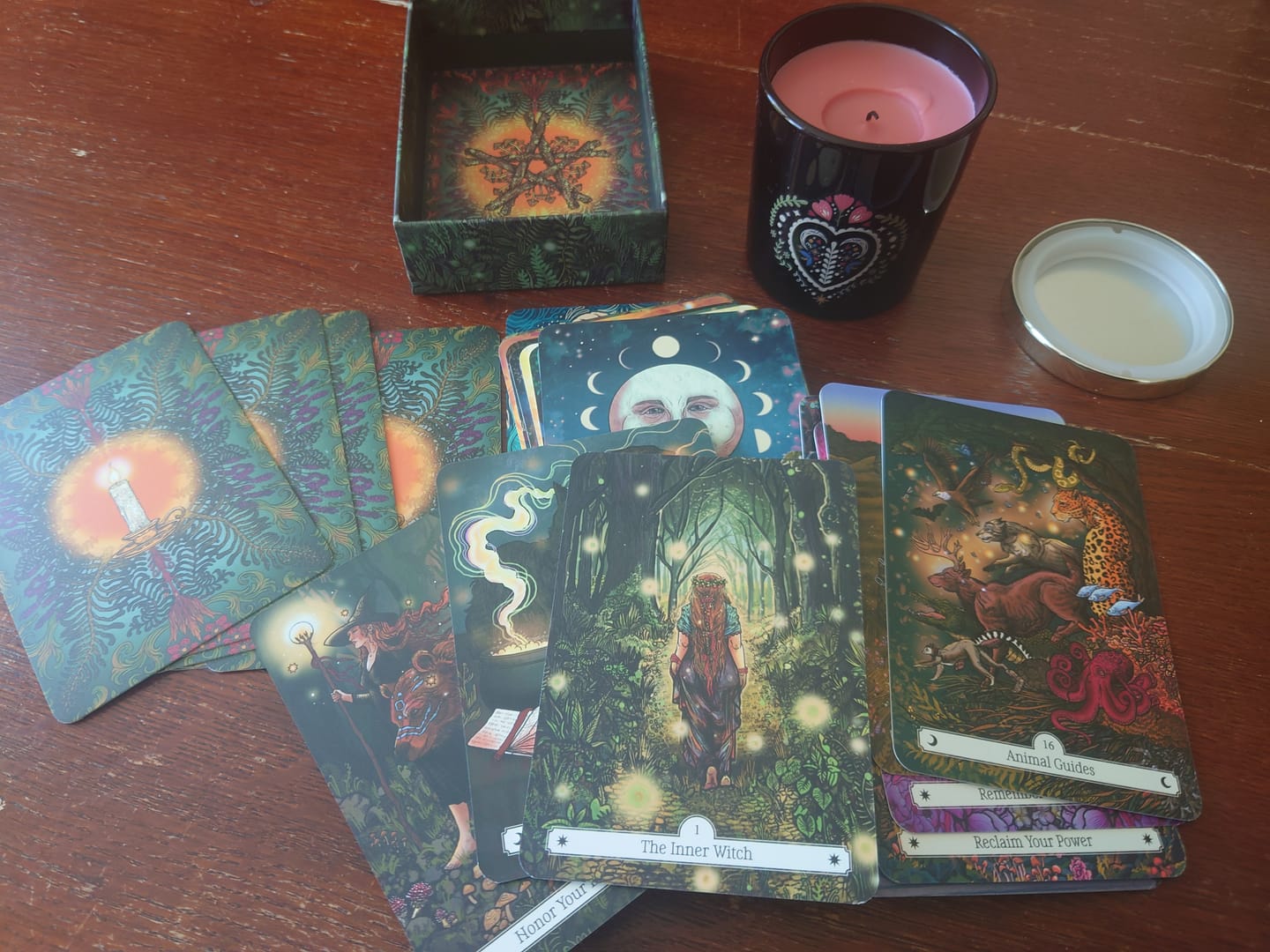 Customer photo review of The Witch’s Way Home Orakelkarten – Oracle Deck inkl. Guidebook (Englisch)