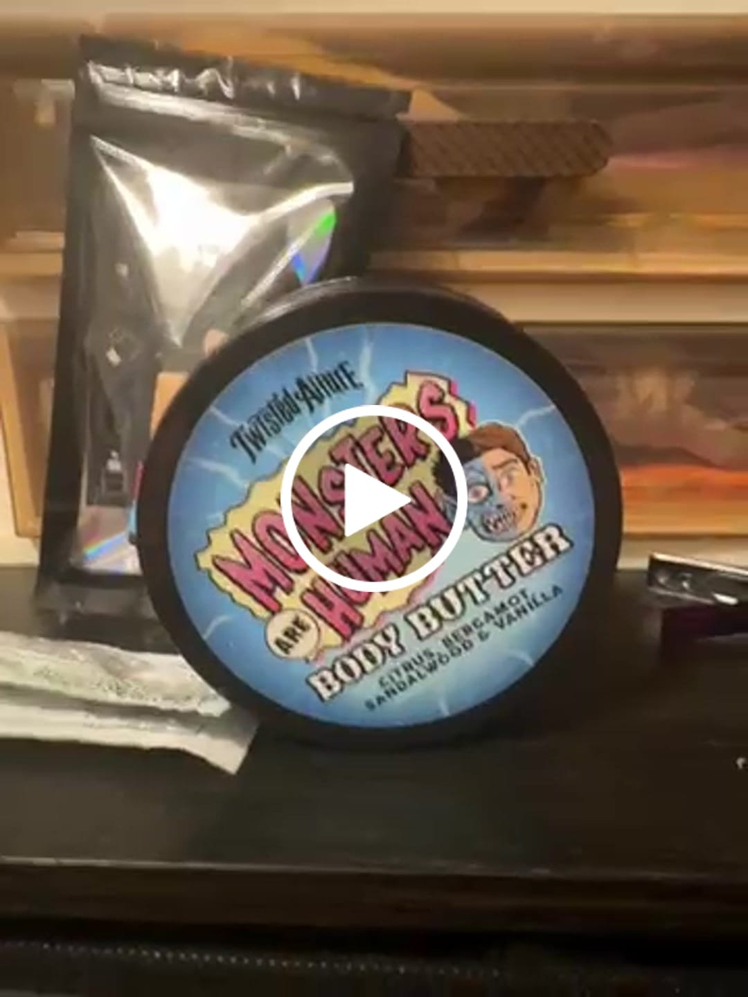 Customer video review of Monsters Are Human Body Butter
