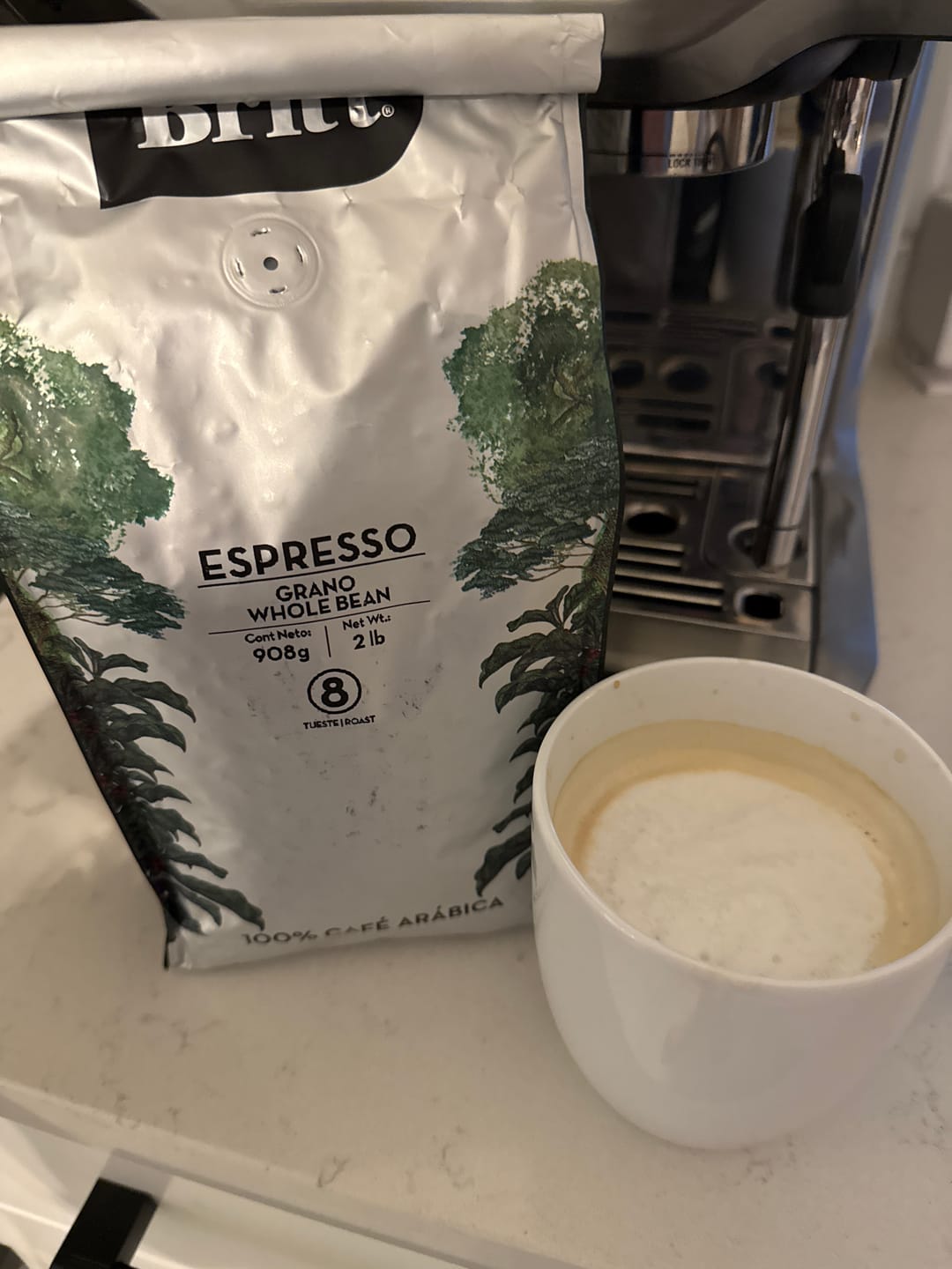 Customer photo review of COSTA RICAN ESPRESSO COFFEE 2LB