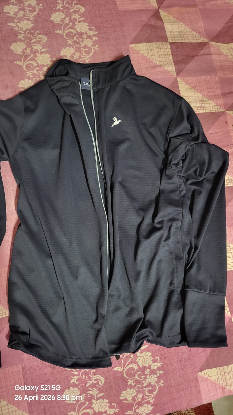 Customer photo review of Navy Blue - Sunblock Jacket