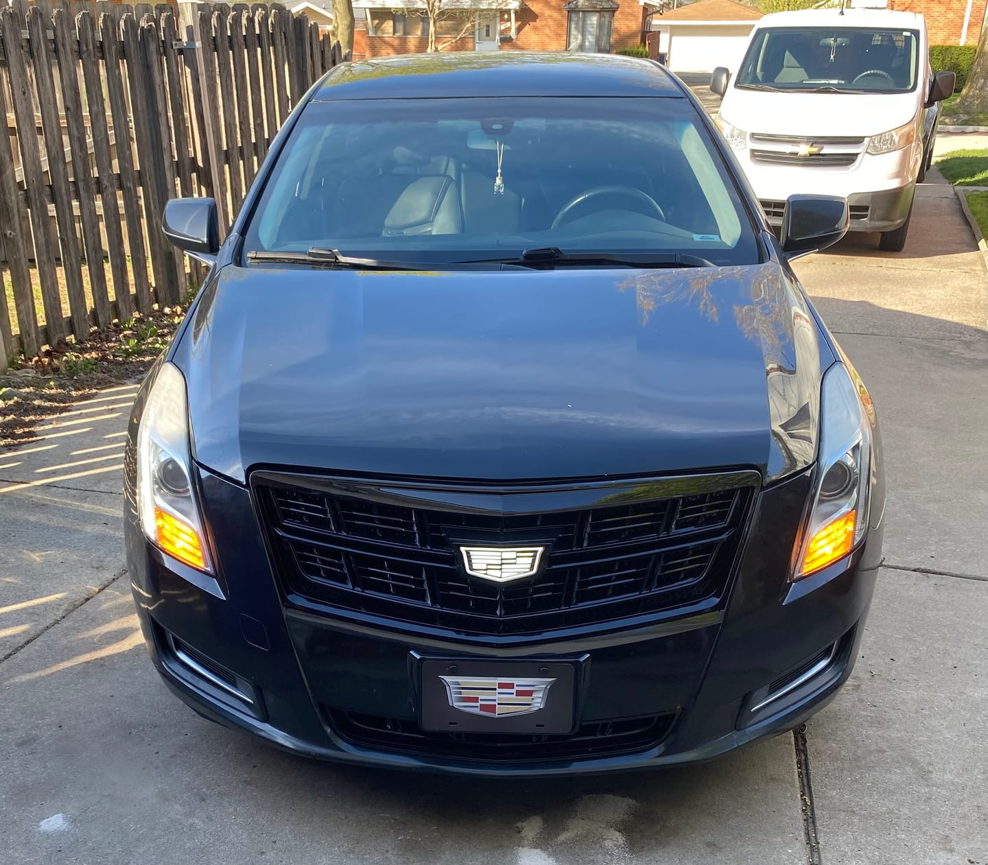 Customer photo review of Cadillac Emblem Light Up Front Grille LED Luxury Metallic Dynamic Crystal Illuminated Logo