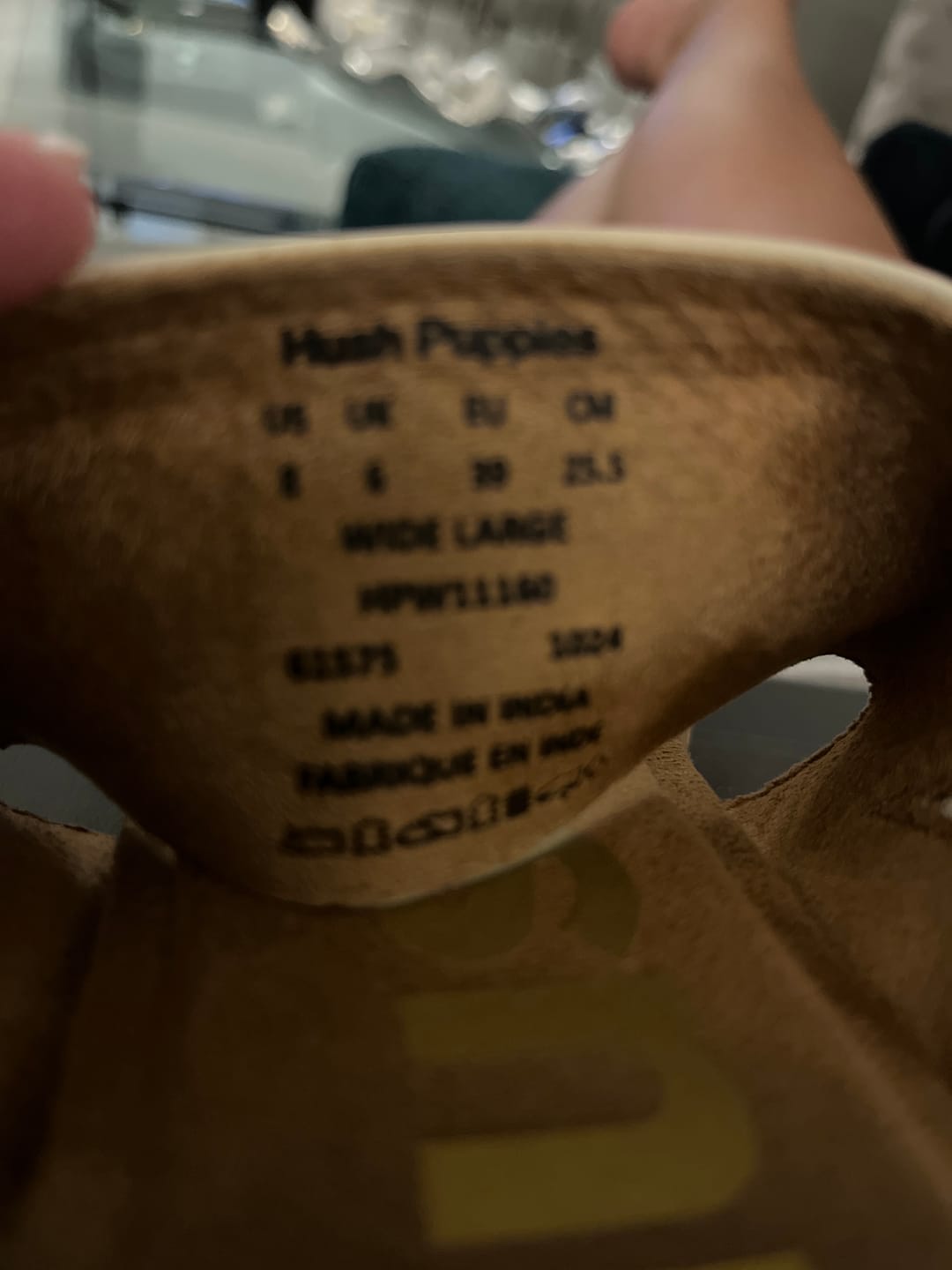 Customer photo review of Cream Poppy Ruched Slides