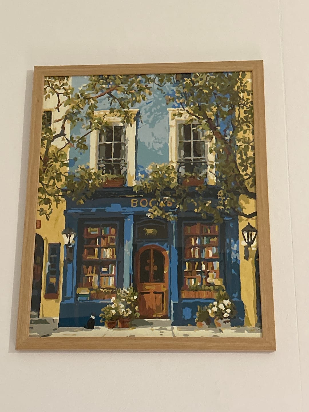 Customer photo review of Malen nach Zahlen - Die blaue Buchhandlung