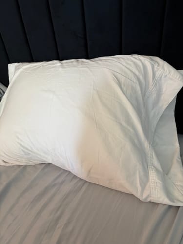 Customer photo review of Waterproof & Stain-Resistant Hotel Pillow