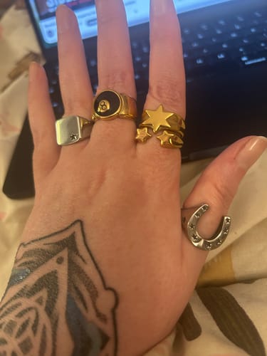 Customer photo review of Double Star Ring