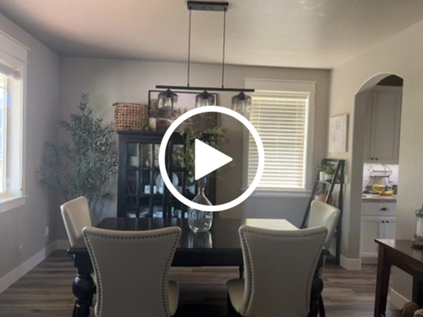 Customer video review of Contemporary 3-Light Gradual Smoked Glass Island Chandelier
