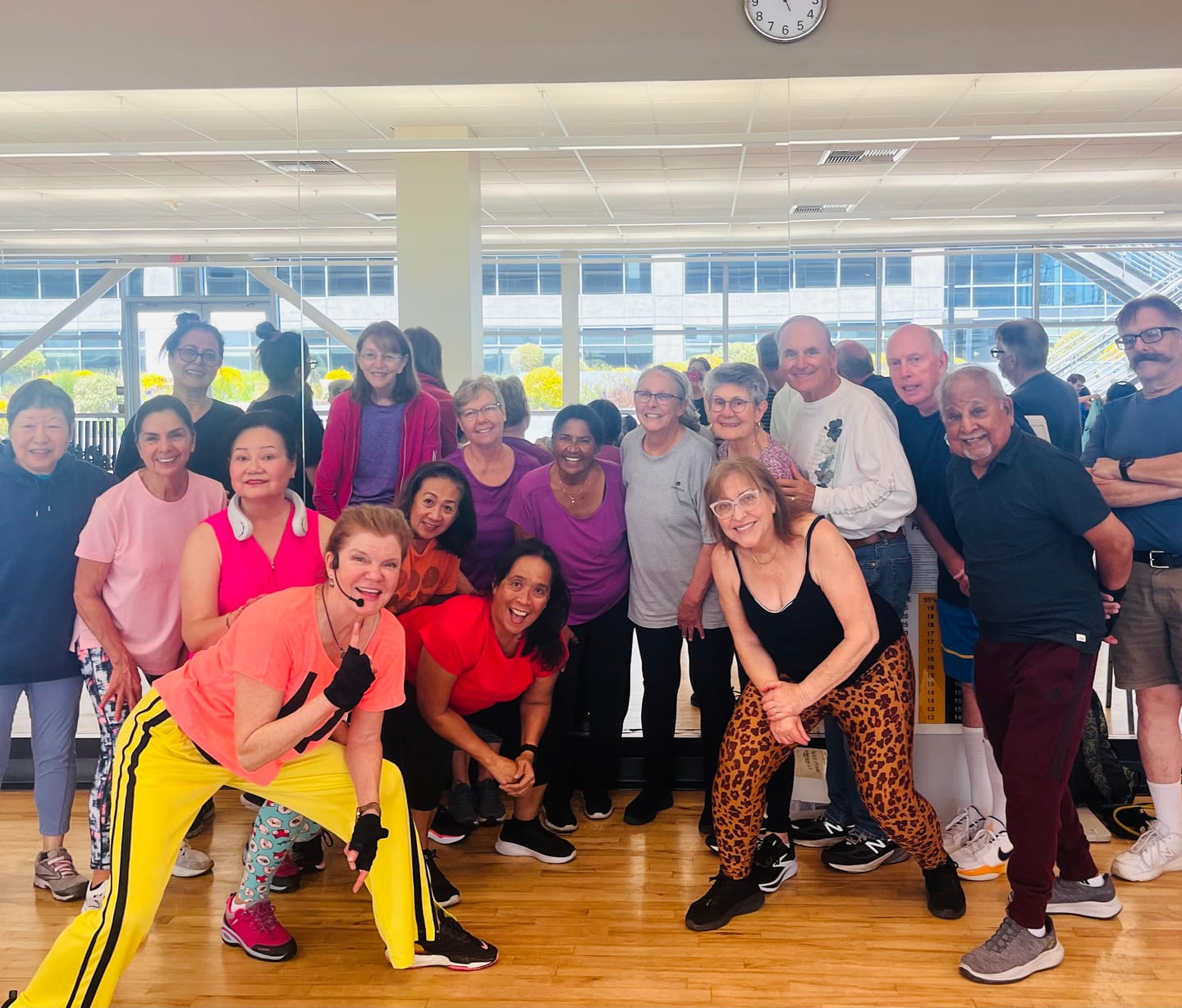 Customer photo review of Zumba Haus Mid Rise Knit Track Pants