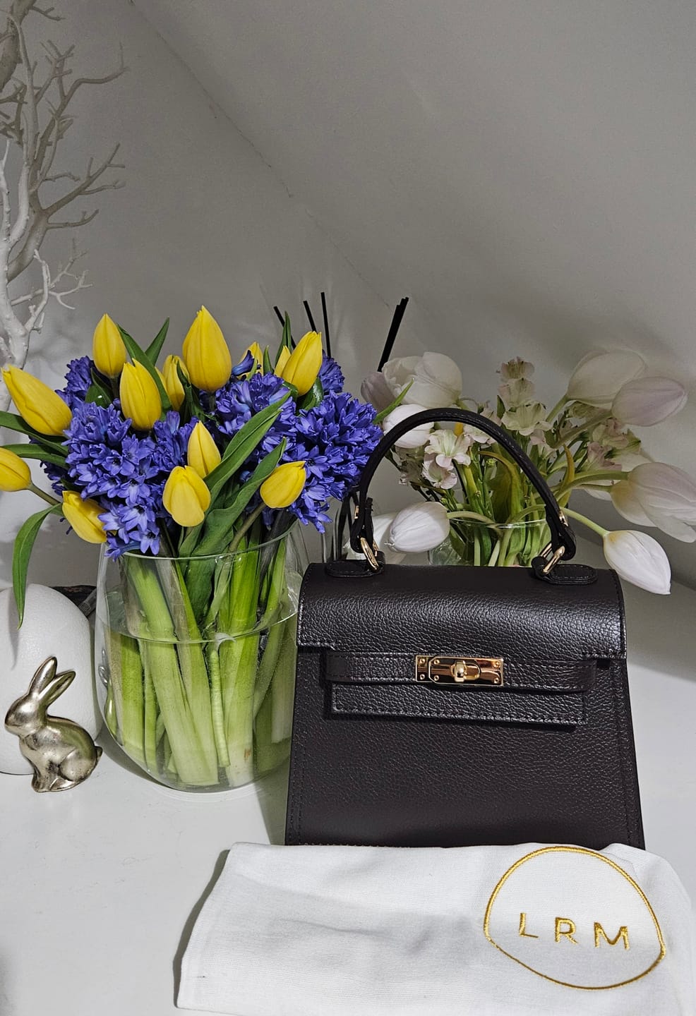 Customer photo review of Polly Top Handle Bag