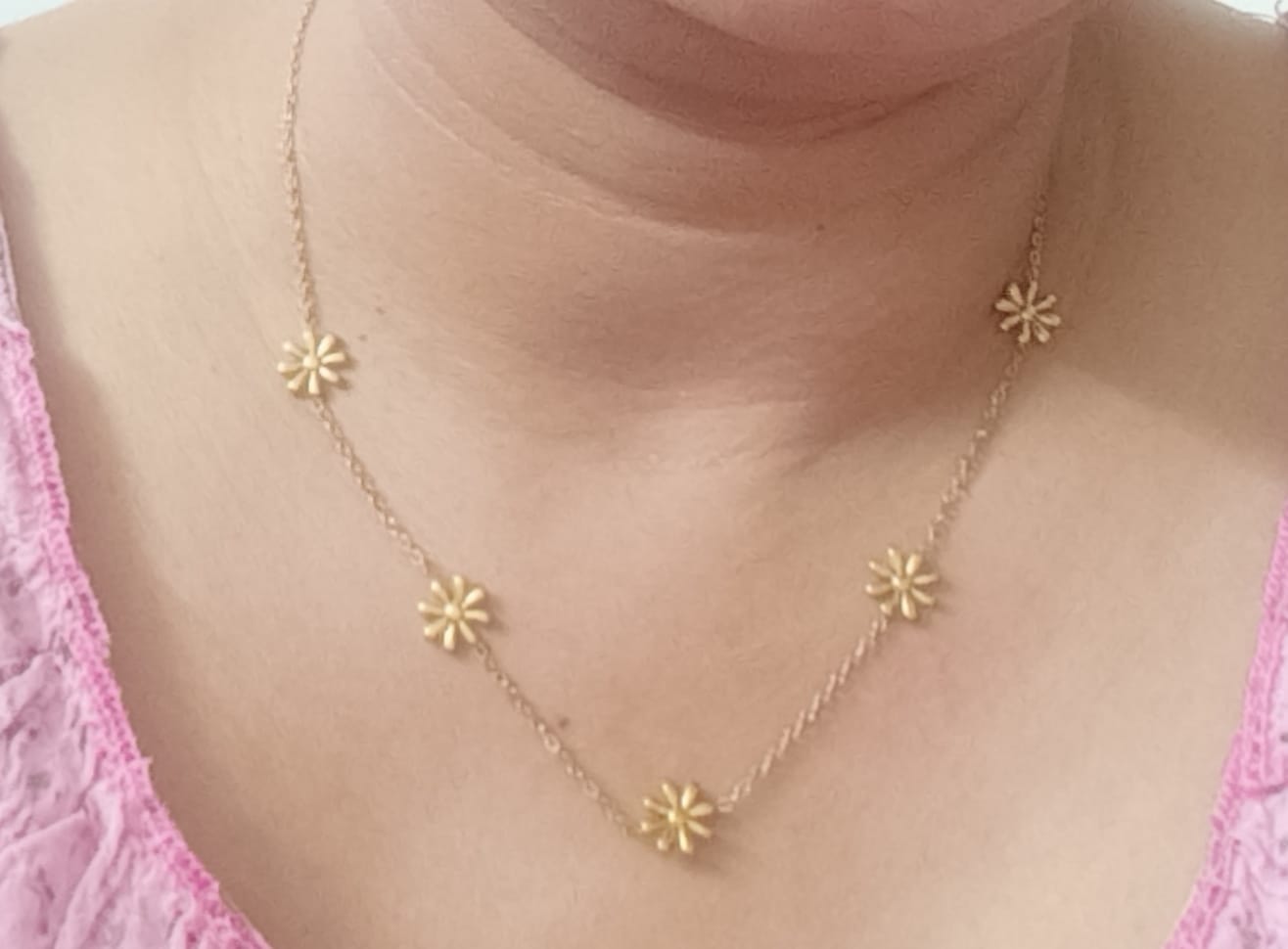 Customer photo review of Fresh Bloom Waterdrop Jewellery Set
