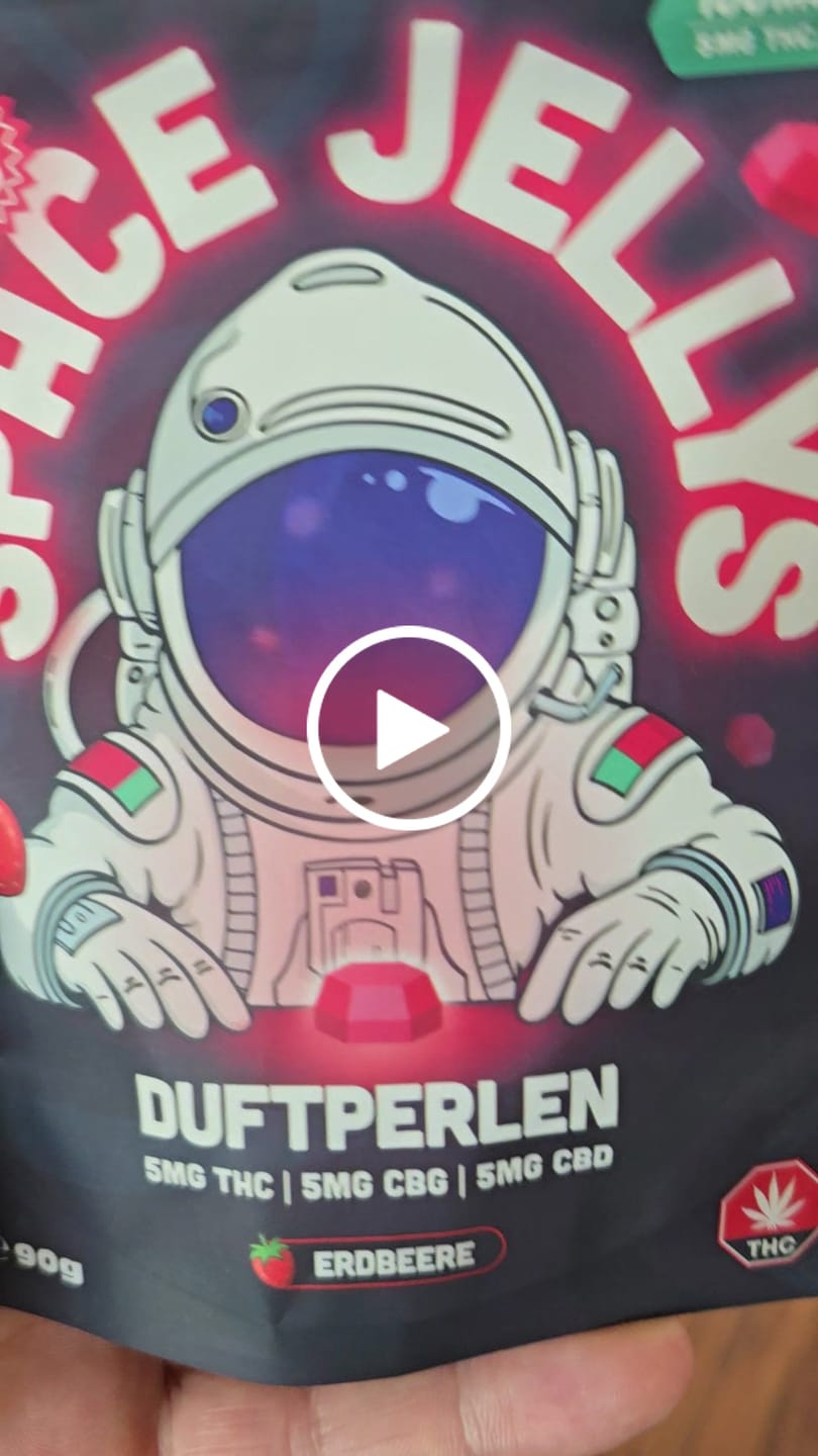 Customer video review of THC Spacejellies Vollspektrum
