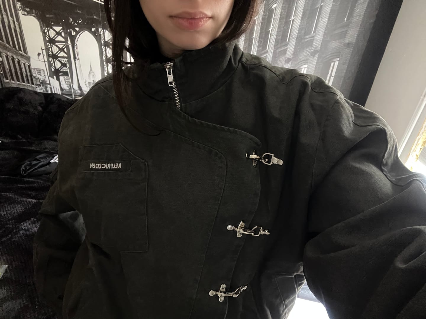 Customer photo review of Aelfric Eden Boxy Fireman Clasp Jacket