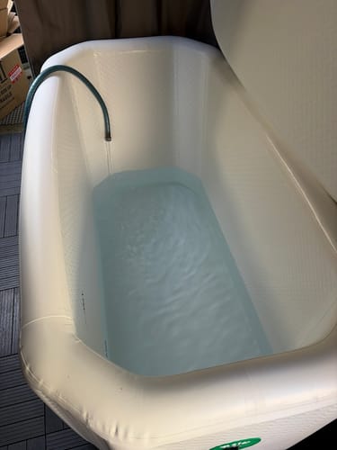 Customer photo review of Arctic Triumph Cold Plunge Tub + Chiller Bundle