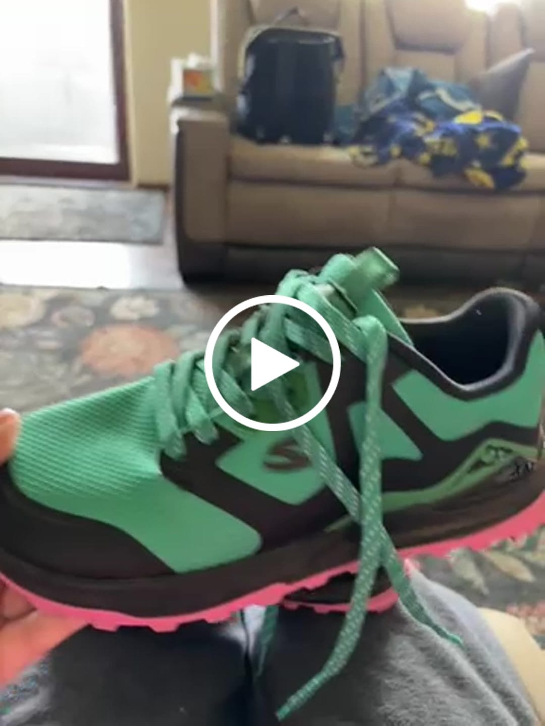 Customer video review of Aurora - Wide Toe Sneakers