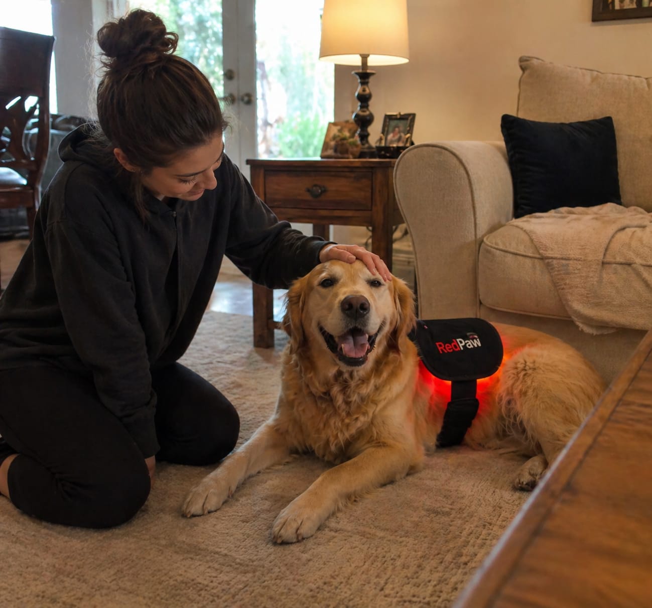 Customer photo review of RedPaw Red Light Therapy