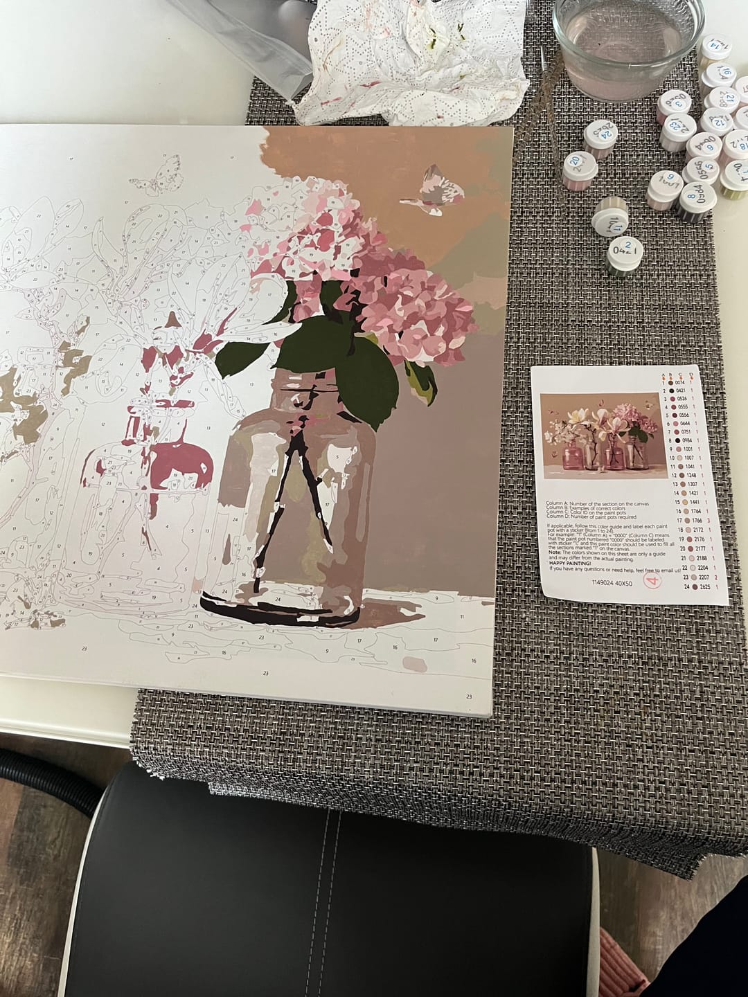 Customer photo review of Fragile | Paint by Number