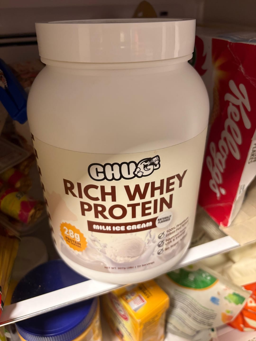Customer photo review of RICH WHEY PROTEIN