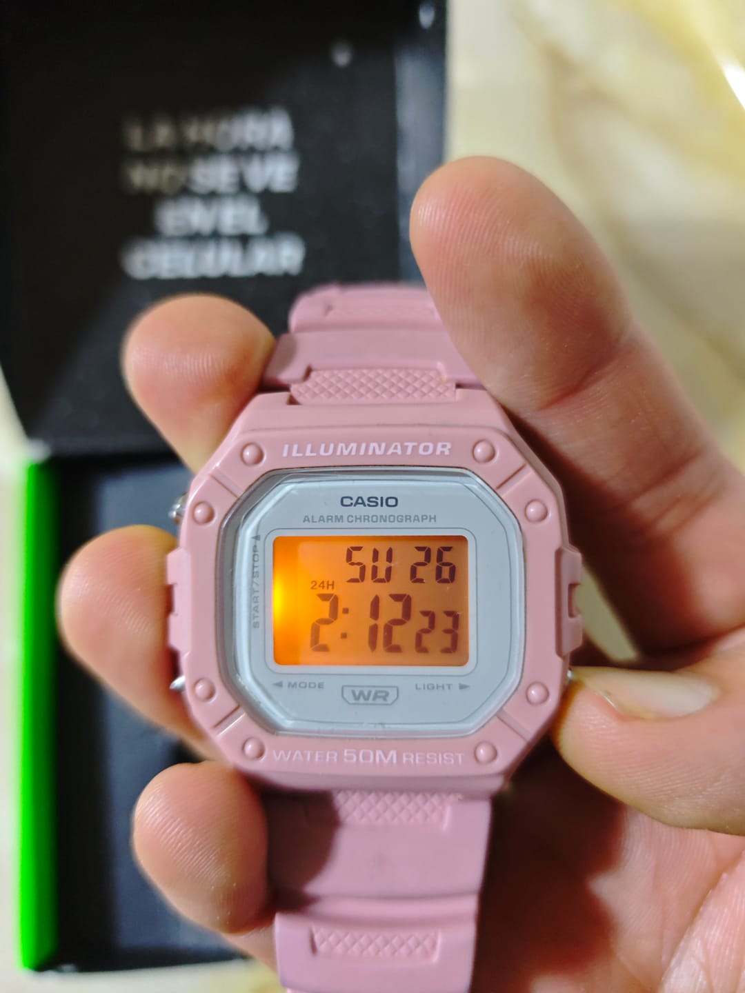 Customer photo review of Reloj Casio Vintage W-218HC-4AVDF Rosado