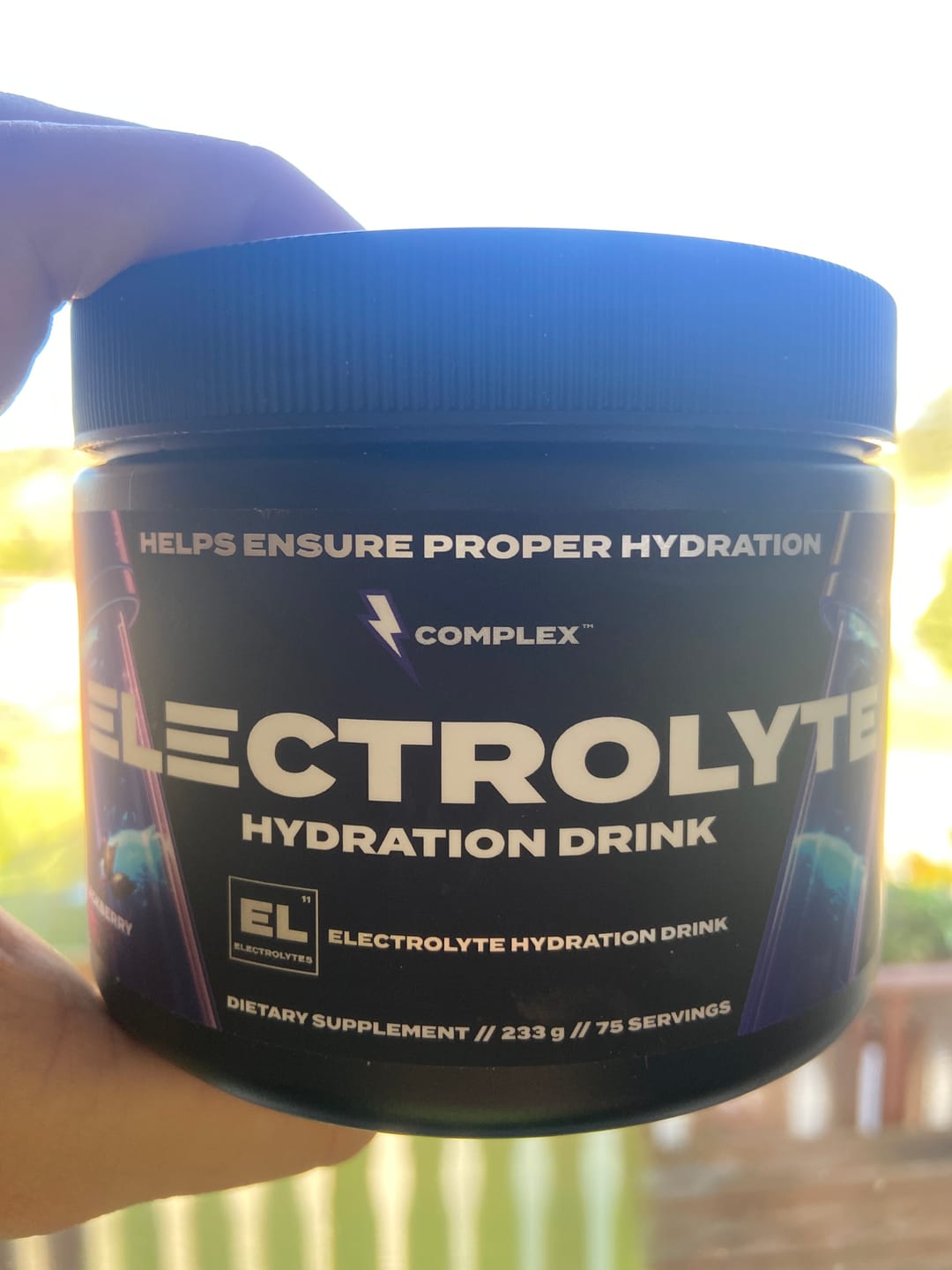 Customer photo review of Electrolyte Hydration Drink
