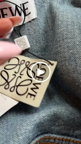 Customer video review of Loewe 25 Jacket Blue Denim 281409