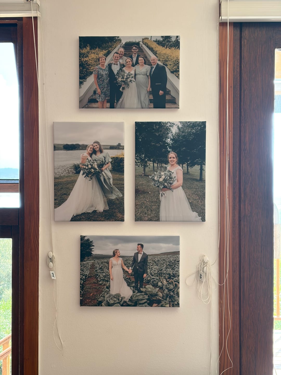 Customer photo review of 4 x A4 Canvas Combo