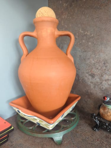 Customer photo review of Clay Water Filter, 'Living Water' Eco Gift Set with Care Supplies