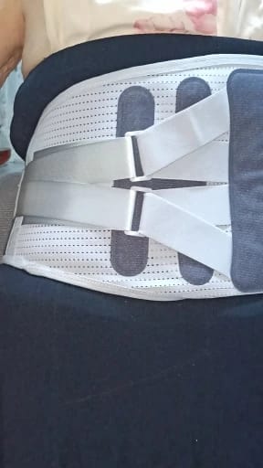 Customer photo review of Ceinture Lombaire Aérée