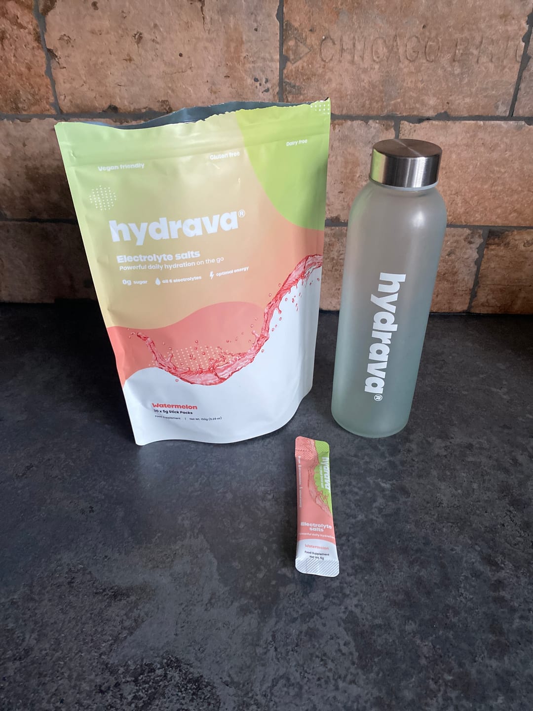 Customer photo review of hydrava electrolyte salts
