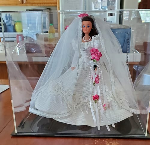 Customer photo review of Versatile Acrylic Display Case, Cube, Dust Cover or Riser 8" x 8" x 8" (A059/V32)