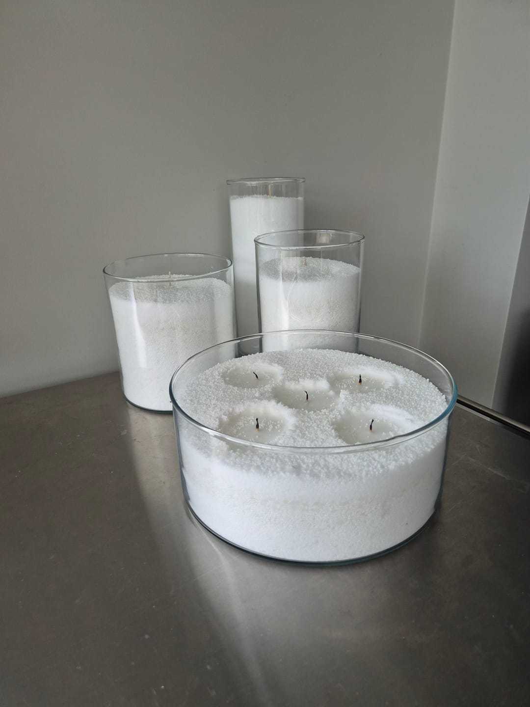 Customer photo review of Candle Sand +20 wicks by Candlera®