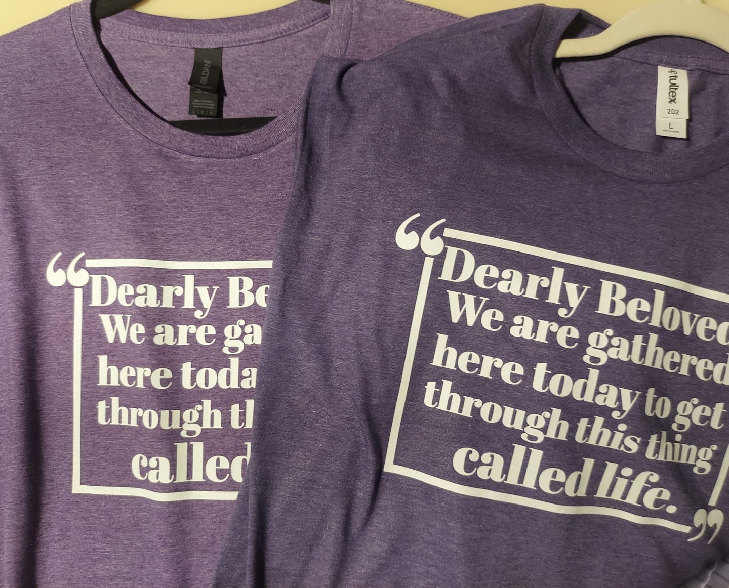 Customer photo review of Dearly Beloved