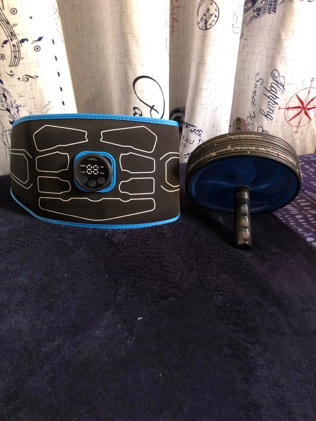 Customer photo review of Ceinture d'Électrostimulation Abdominale