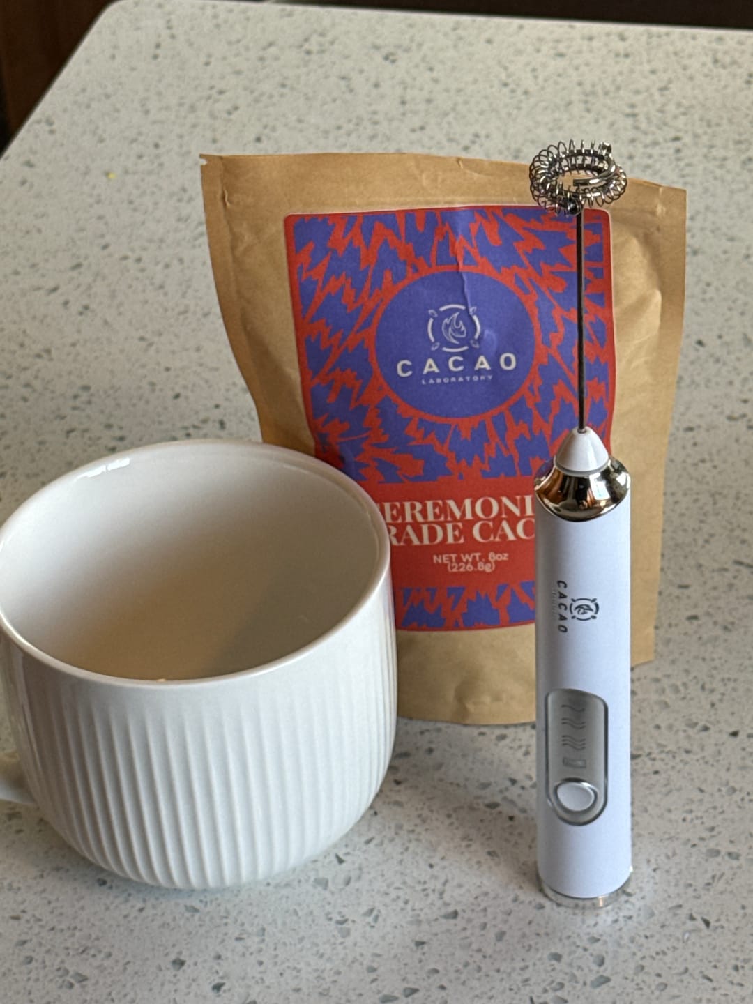 Customer photo review of Cacao Laboratory Branded Frother