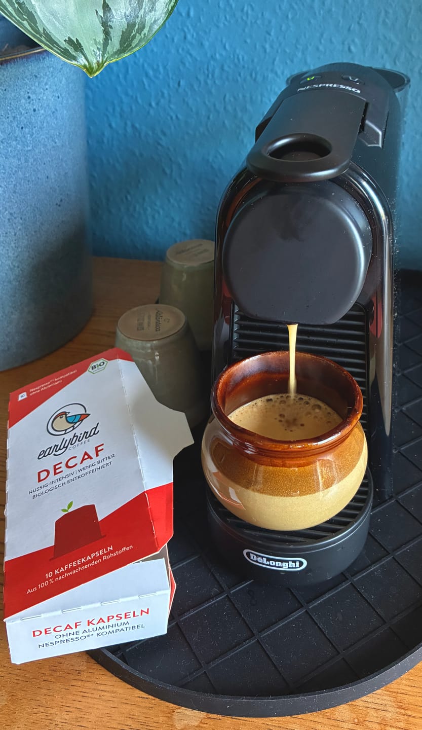 Customer photo review of Bio Decaf Kaffeekapseln
