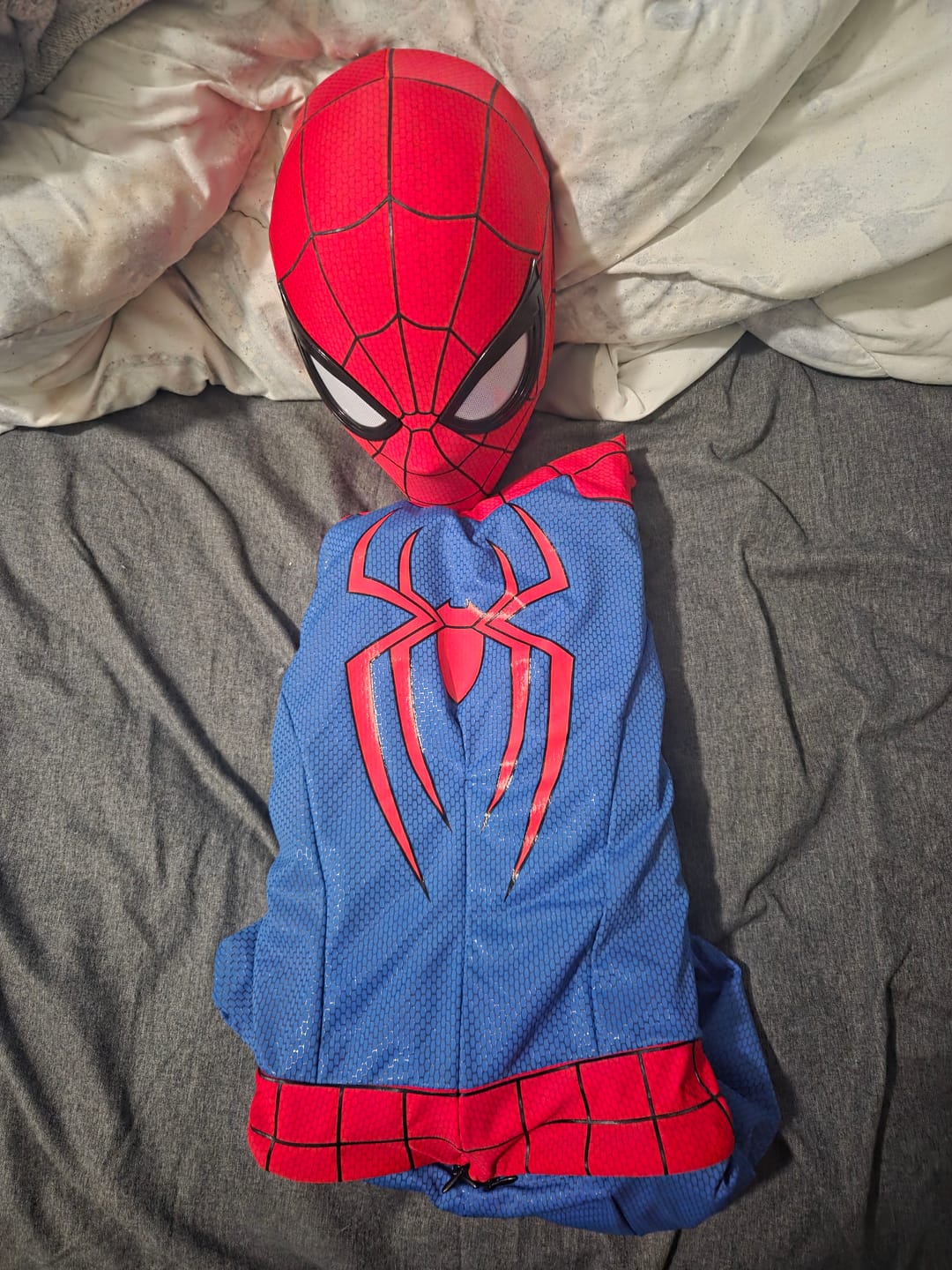 Customer photo review of Spider-Man: Brand New Day (2026) Costume (Made Of Silicone) (Cosplay Grade)