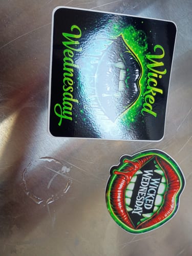 Customer photo review of Print Custom Stickers