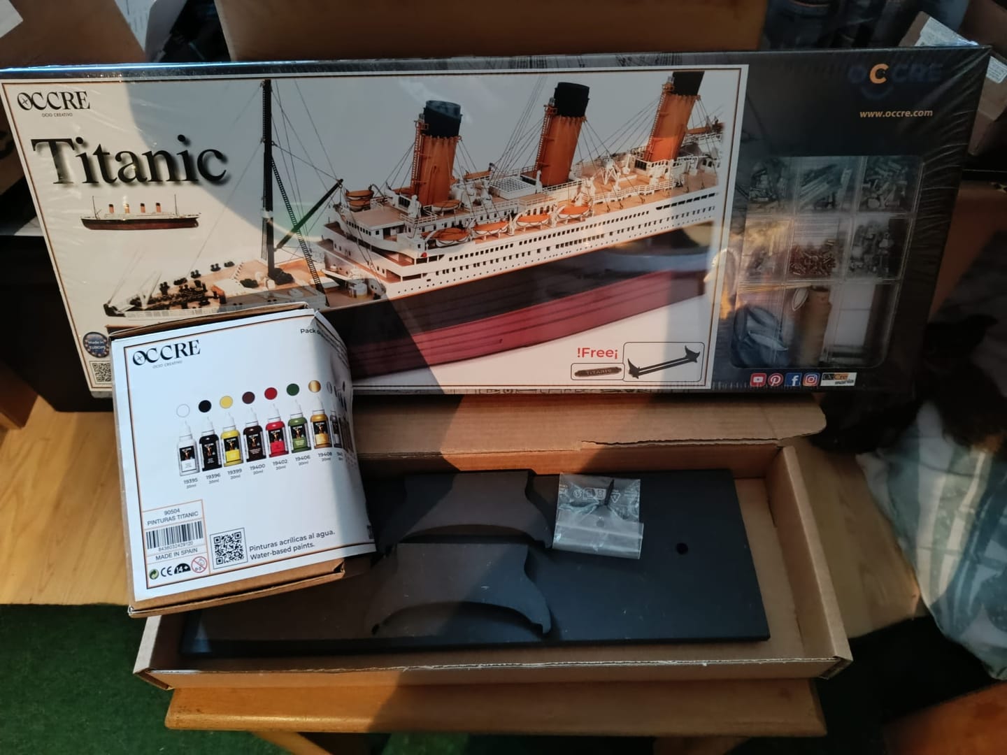Customer photo review of Maqueta Barco Titanic
