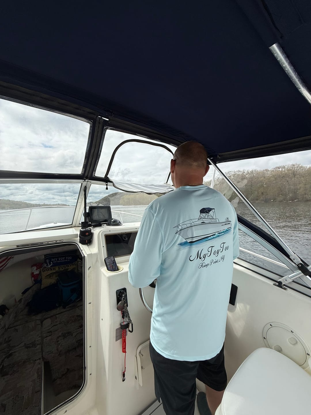 Customer photo review of Custom Digital Boat Artwork