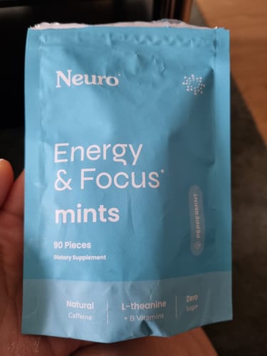 Customer photo review of Energy & Focus Mints