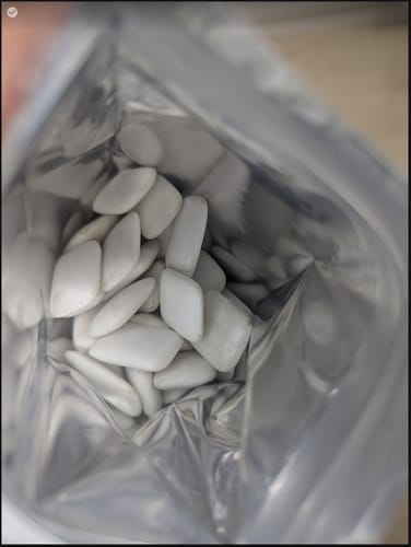 Customer photo review of JAWLINER® Chewing Gum Ultra Hard