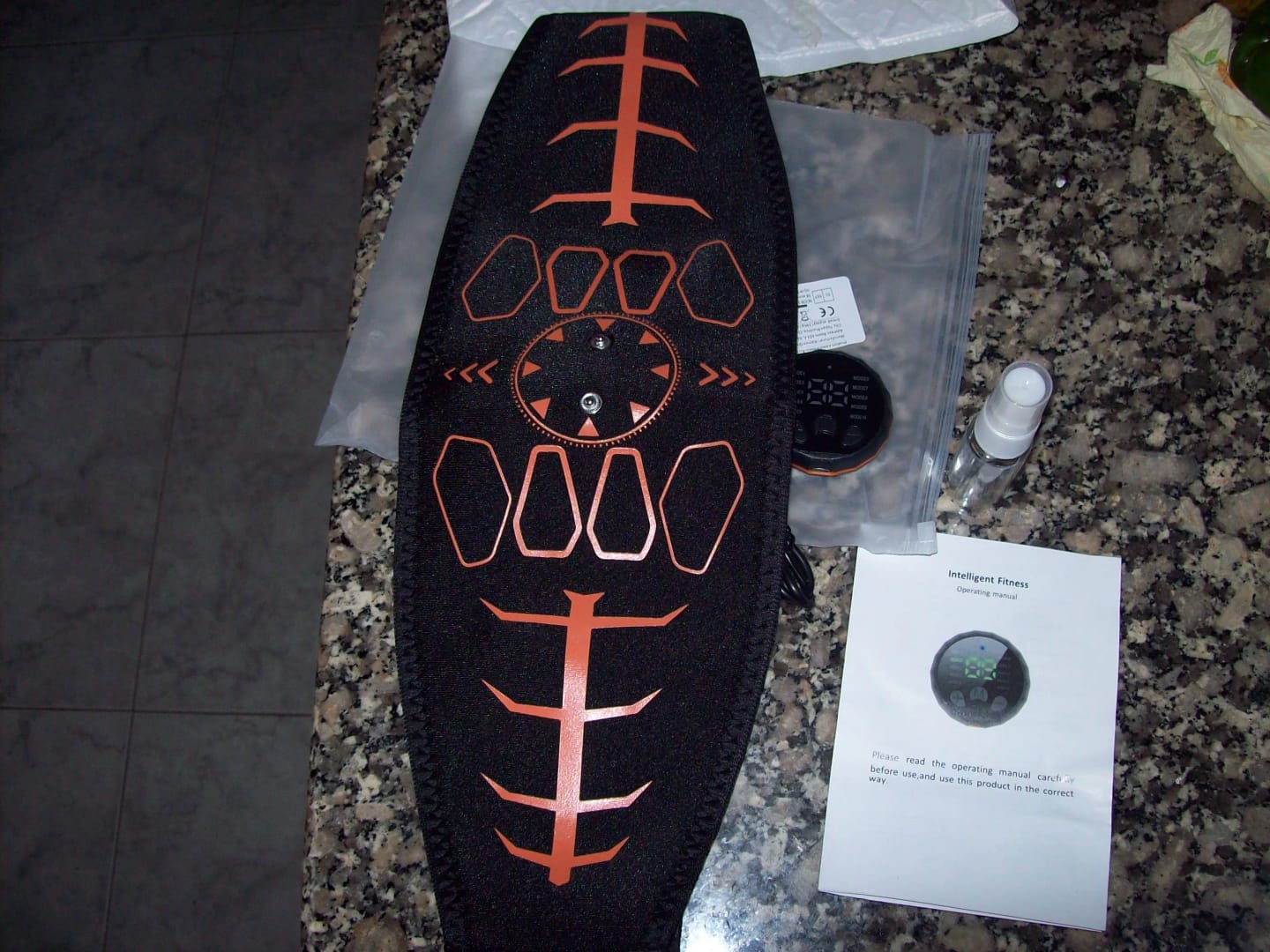 Customer photo review of Ceinture Électrostimulation Stimulateur Abdo