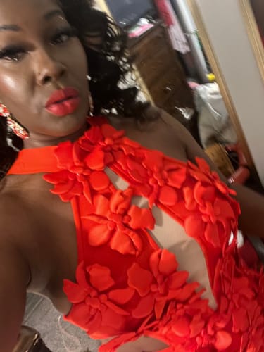 Customer photo review of Luxe Affair Dress